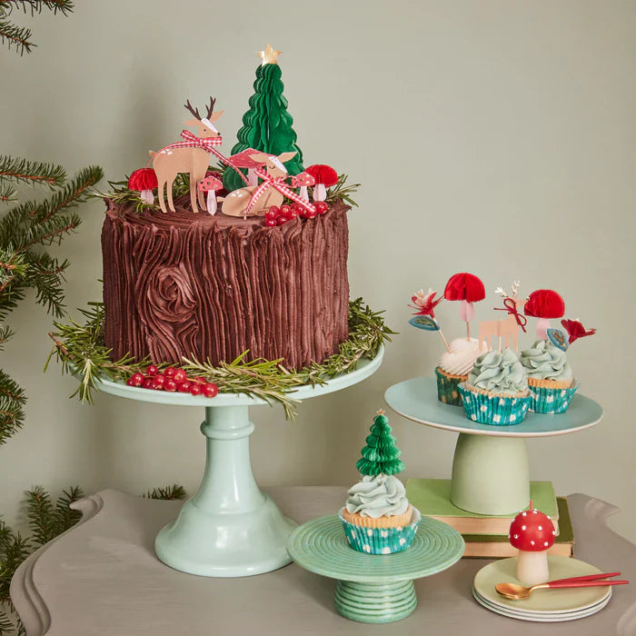 Kit Cupcakes Bosque Invernal