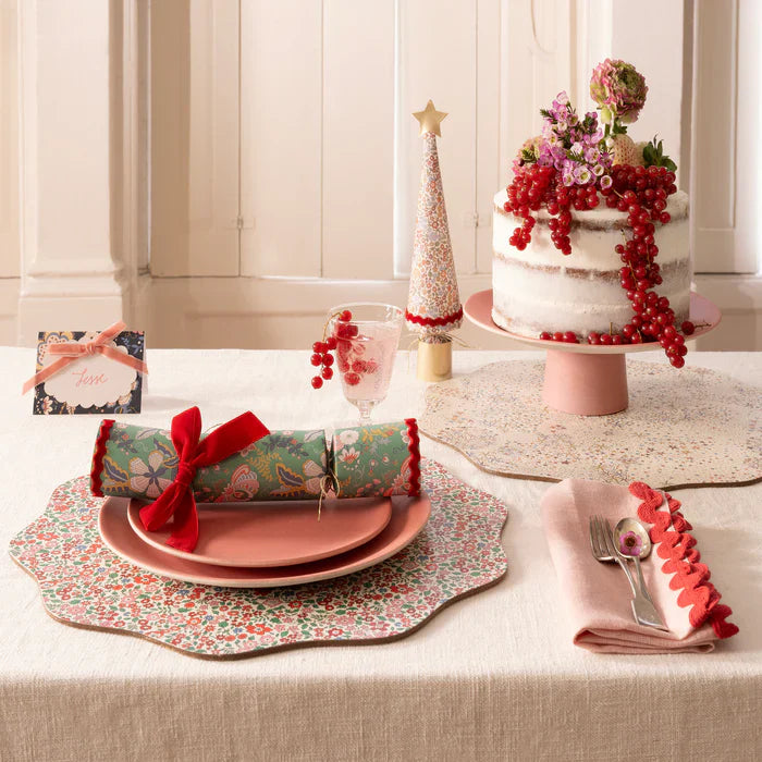 Tarjetas para puesto Meri Meri x Liberty Winter