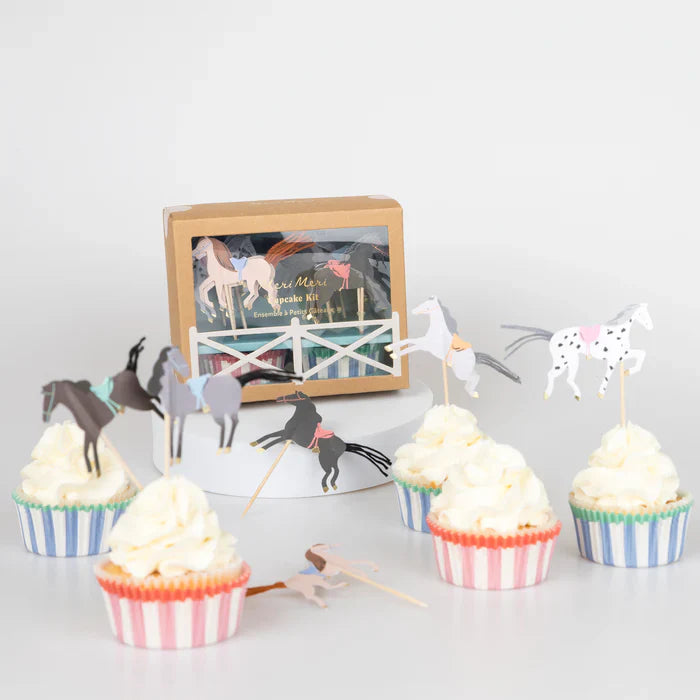 Kit Cupcakes Caballo