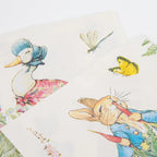 Servilletas grandes Peter Rabbit en el jardín