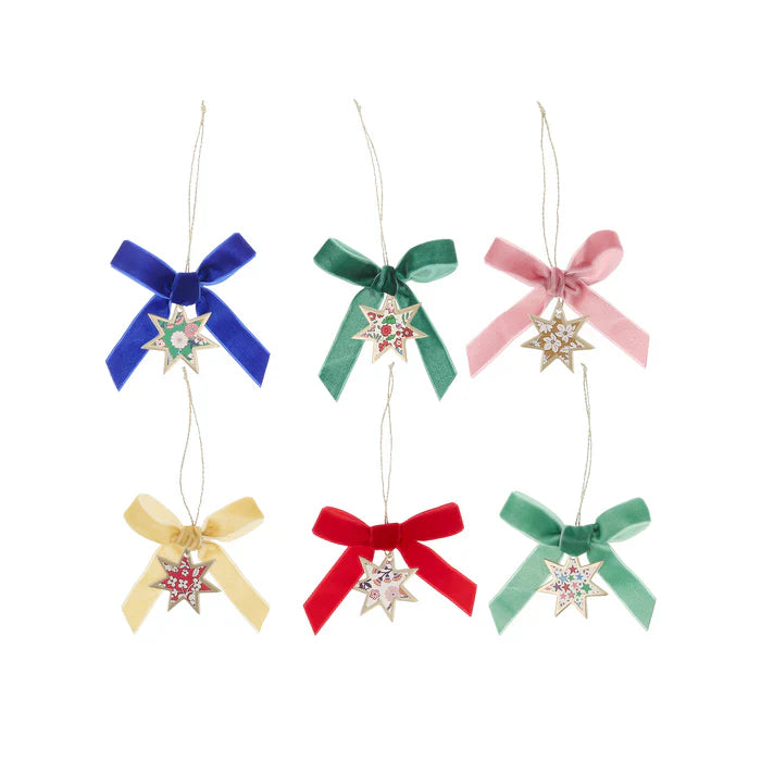 Crackers con lazos de terciopelo Meri Meri x Liberty x 6 Unidades