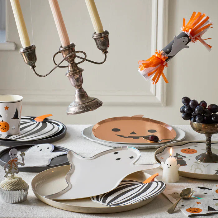 Crackers con flecos de Halloween