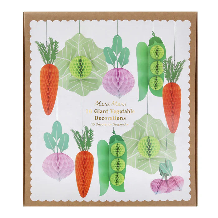 Decoraciones gigantes vegetales (x10)