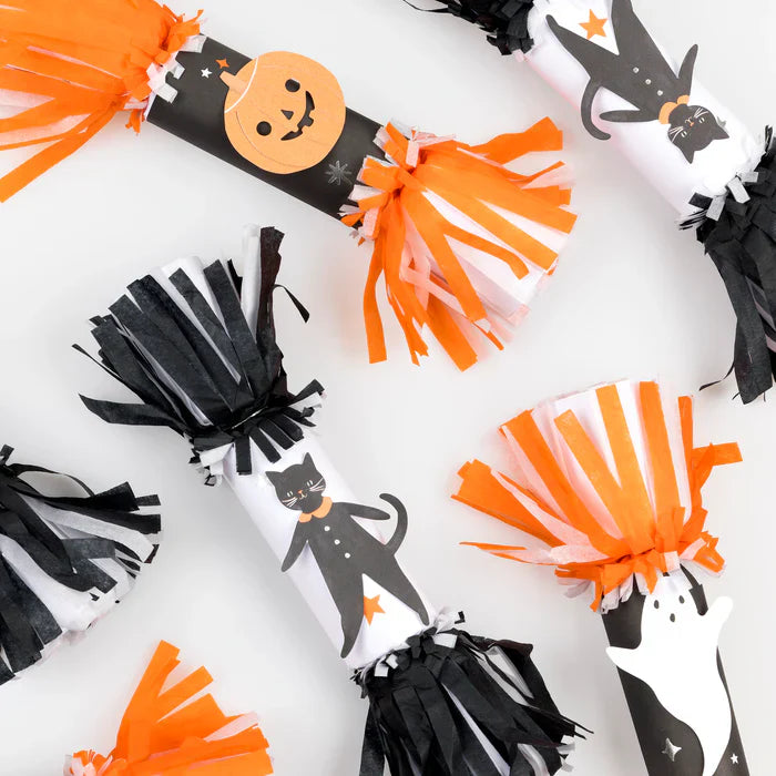 Crackers con flecos de Halloween