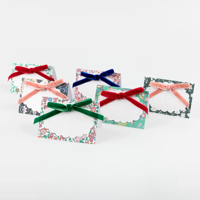 Tarjetas para puesto Meri Meri x Liberty Winter