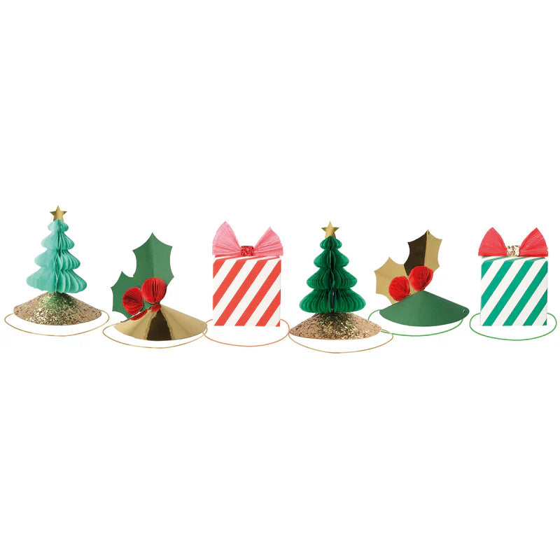 Sombreros navideños surtidos