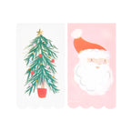 Toallas de invitados con iconos navideños variados
