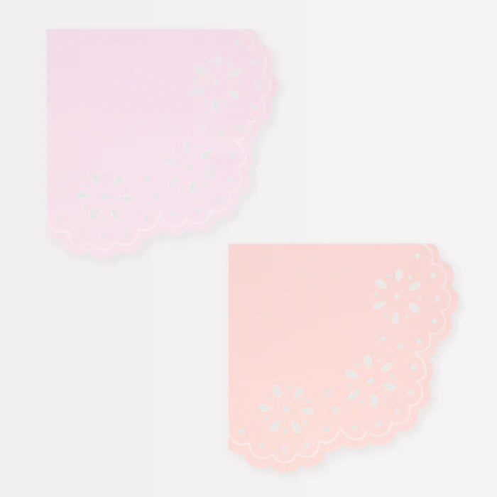 Servilleta Encaje Rosado Grande