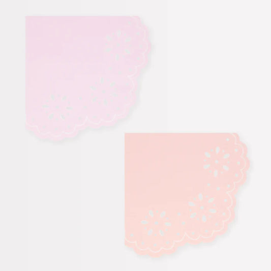 Servilleta Encaje Rosado Grande
