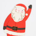 Servilletas Navideñas de Papá Noel Alegre