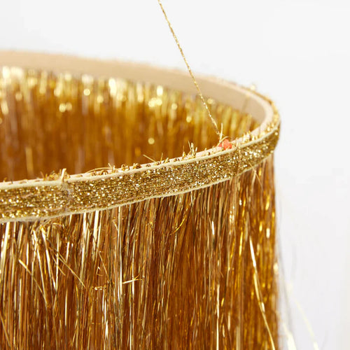 Candelabro de Oropel Dorado