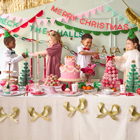 Guirnalda Con Lazos Brillantes