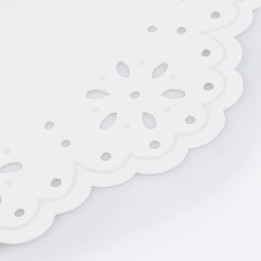 Servilleta Pequeña Encaje Blanca