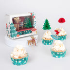 Kit Cupcakes Bosque Invernal