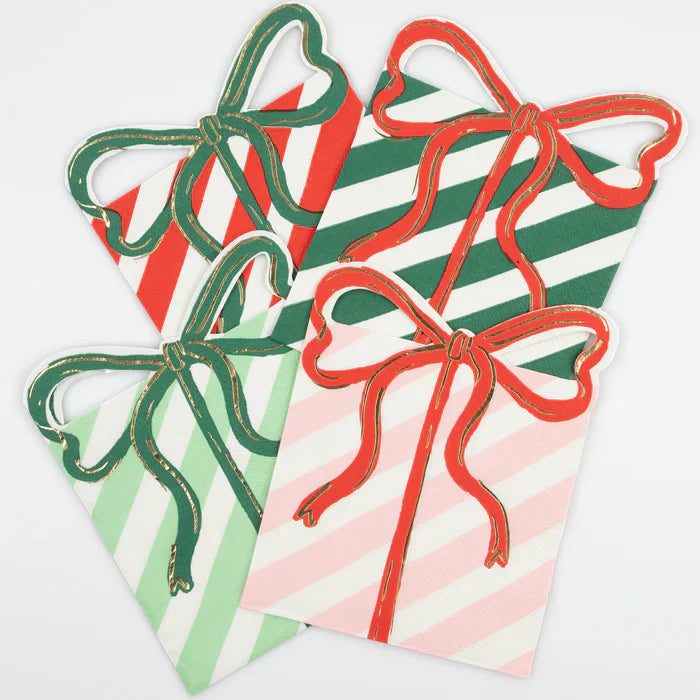 Servilletas de Regalo con Lazo