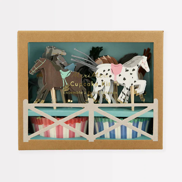 Kit Cupcakes Caballo