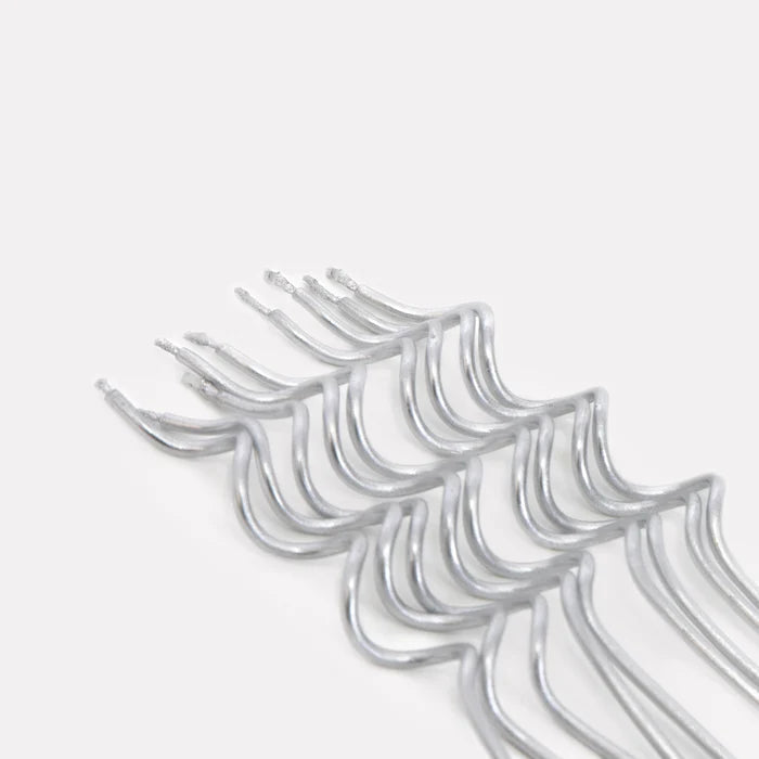 Velas Espiral Plateada