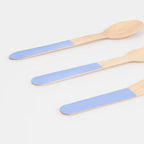 Cubiertos azules