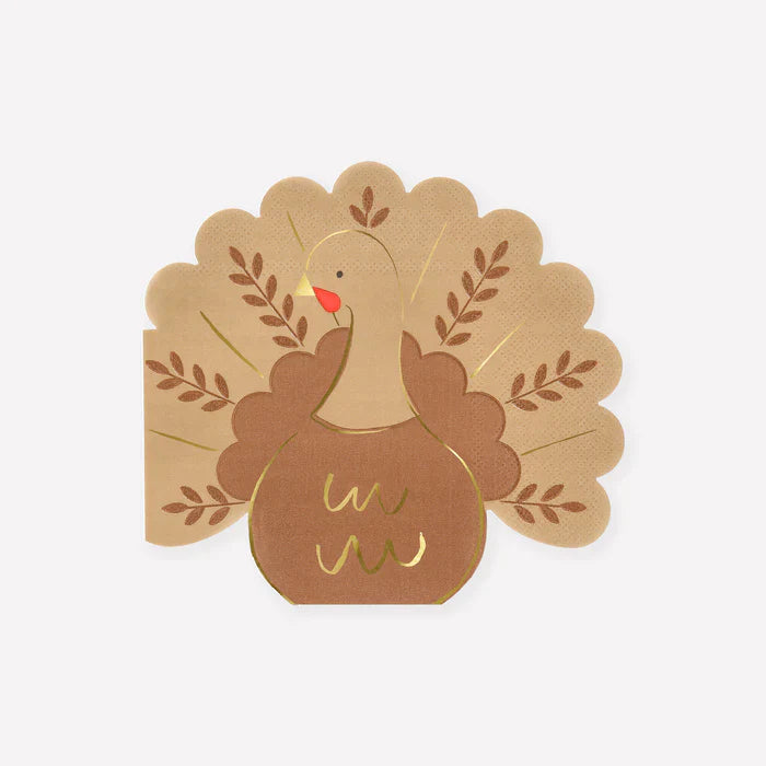 Servilletas de Pavo Estilo Folk