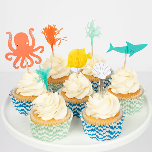 Kit para Cupcakes Criaturas Marinas