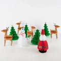 Personajes Navideños en Papel Nido de Abeja