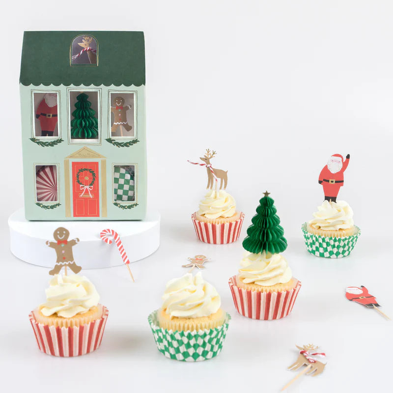 Kit de Cupcakes casa festiva
