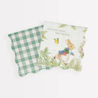 Servilletas pequeñas Peter Rabbit en el jardín