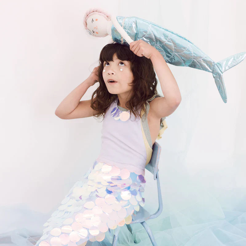 Disfraz de Sirena Envolvente talla 5-6 años